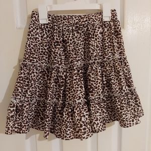 SHEIN cheetah skirt